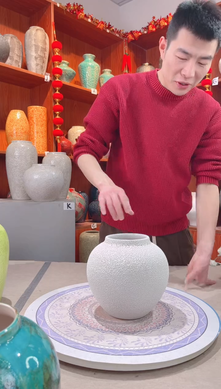 【闪购商品】瓶陶瓷花瓶 无花 微瑕 a354 