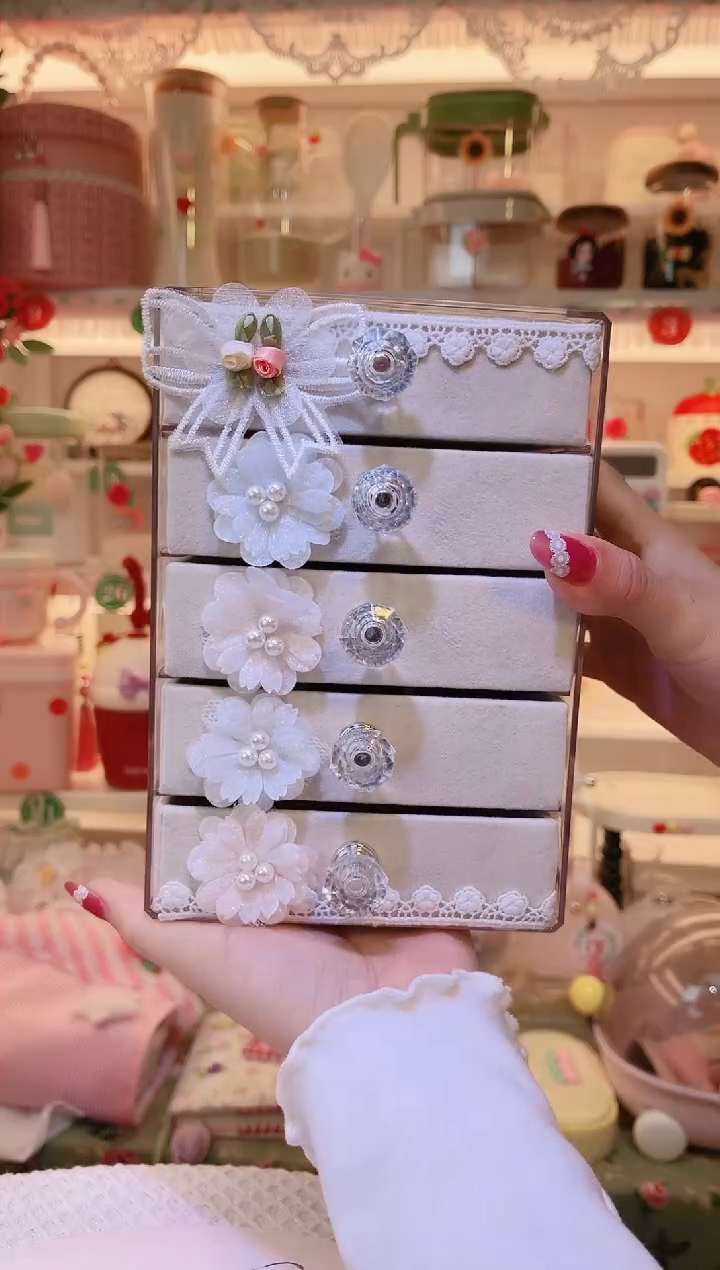 多层首饰收纳盒——手工制作品质好！