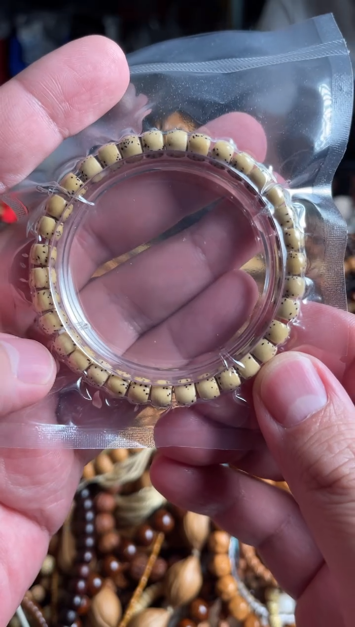 星月菩提手串王胖子文玩工作室直切单圈7*6