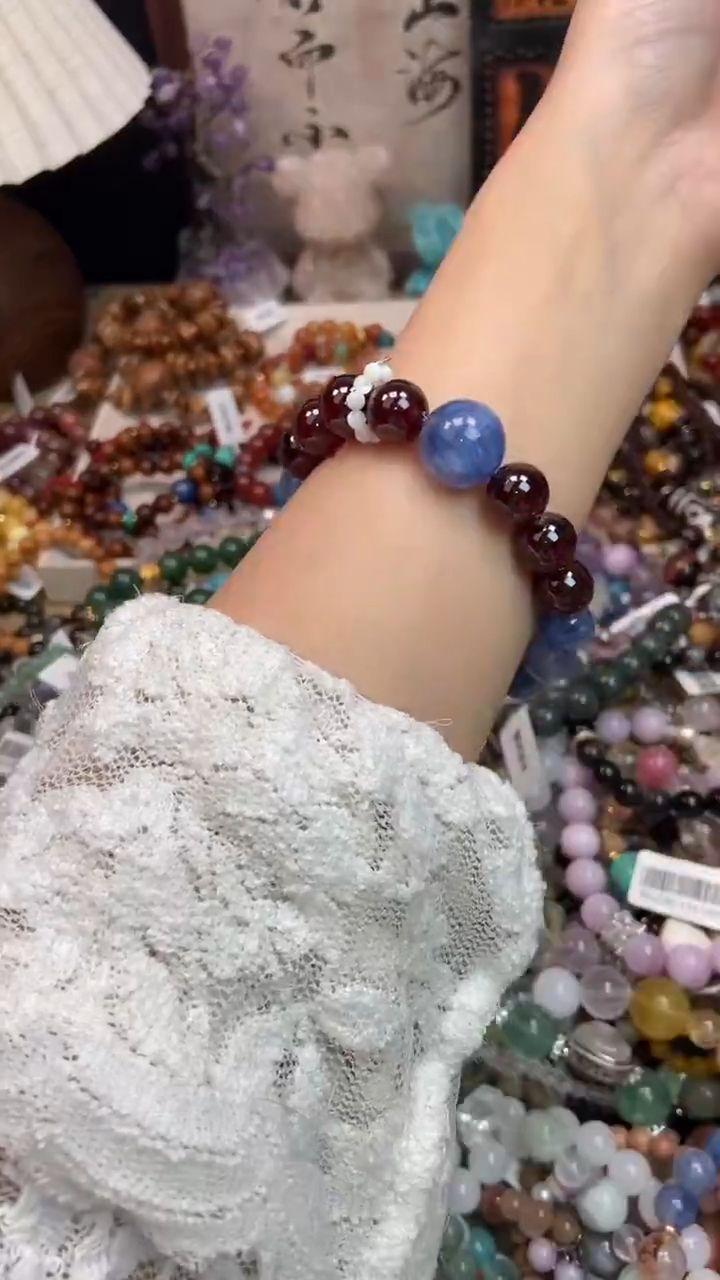 未镶嵌手链石榴石427