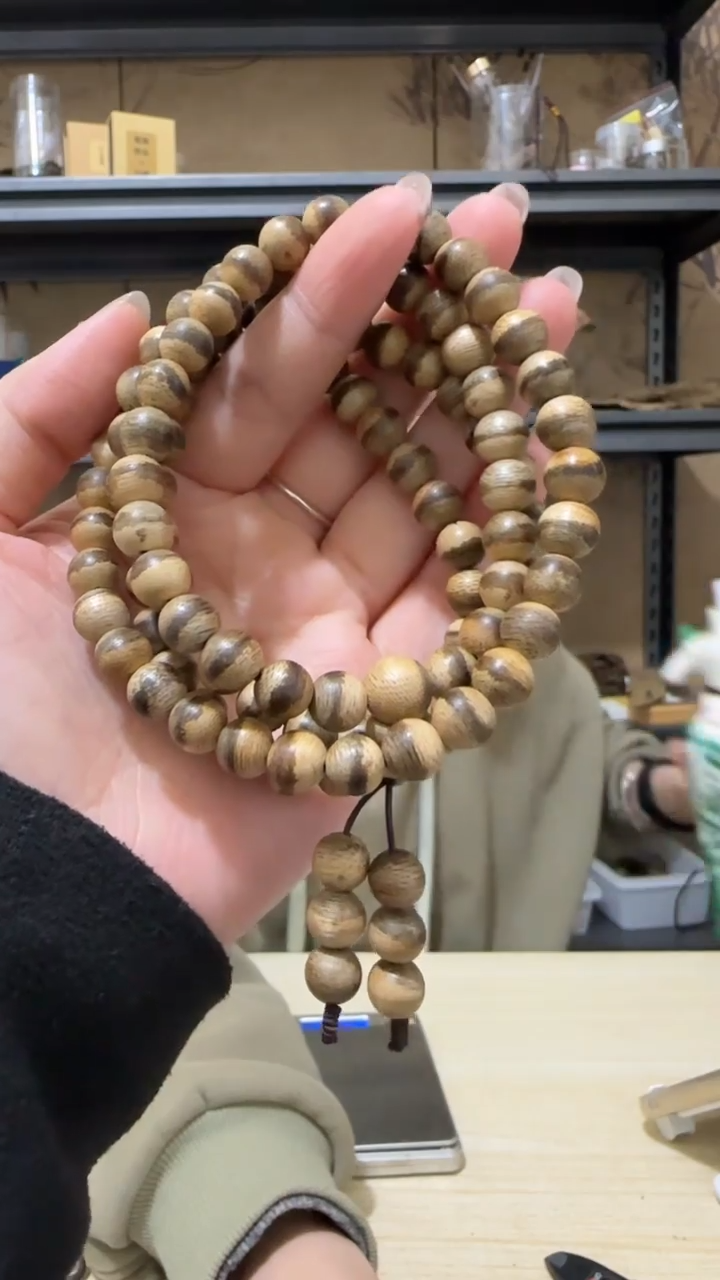【闪购商品】沉香手串15号马泥涝野料多圈多样性一条卡8