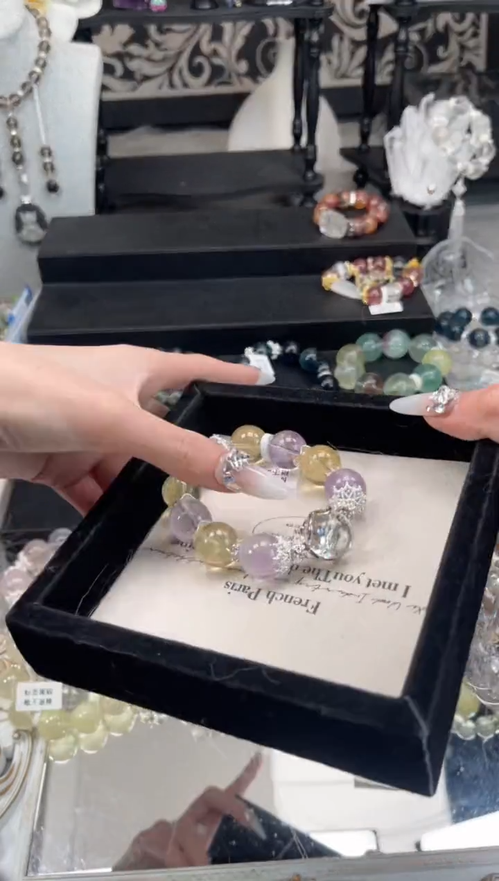 【闪购商品】水晶手链未镶嵌天然水晶 多样性发货