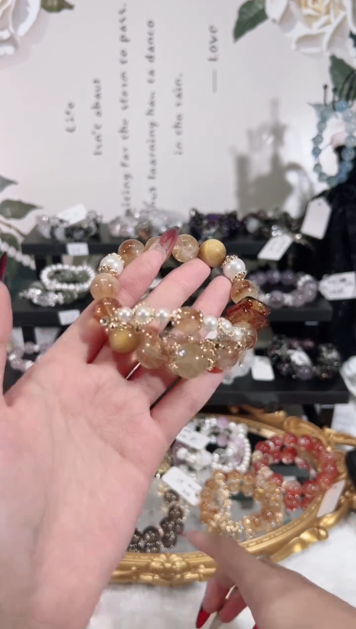 【闪购商品】水晶手链未镶嵌天然水晶默认微瑕，多样性发货发其一