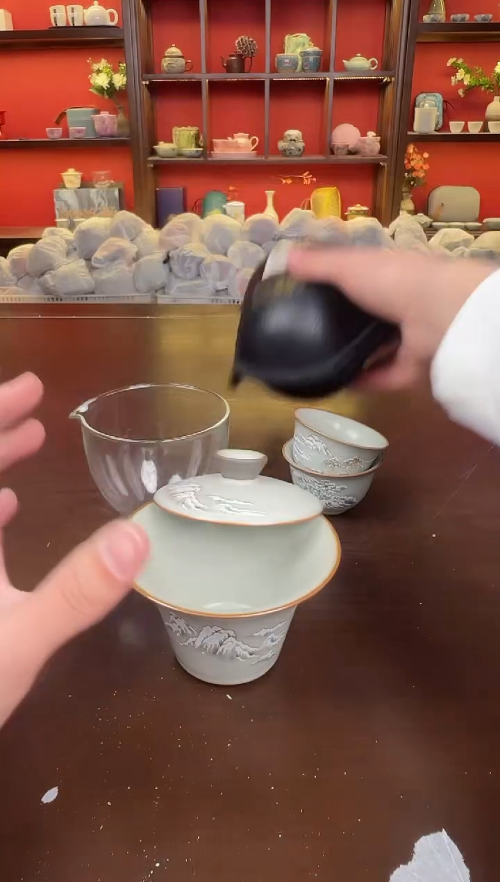 【闪购商品】雪景盖碗111111111111111