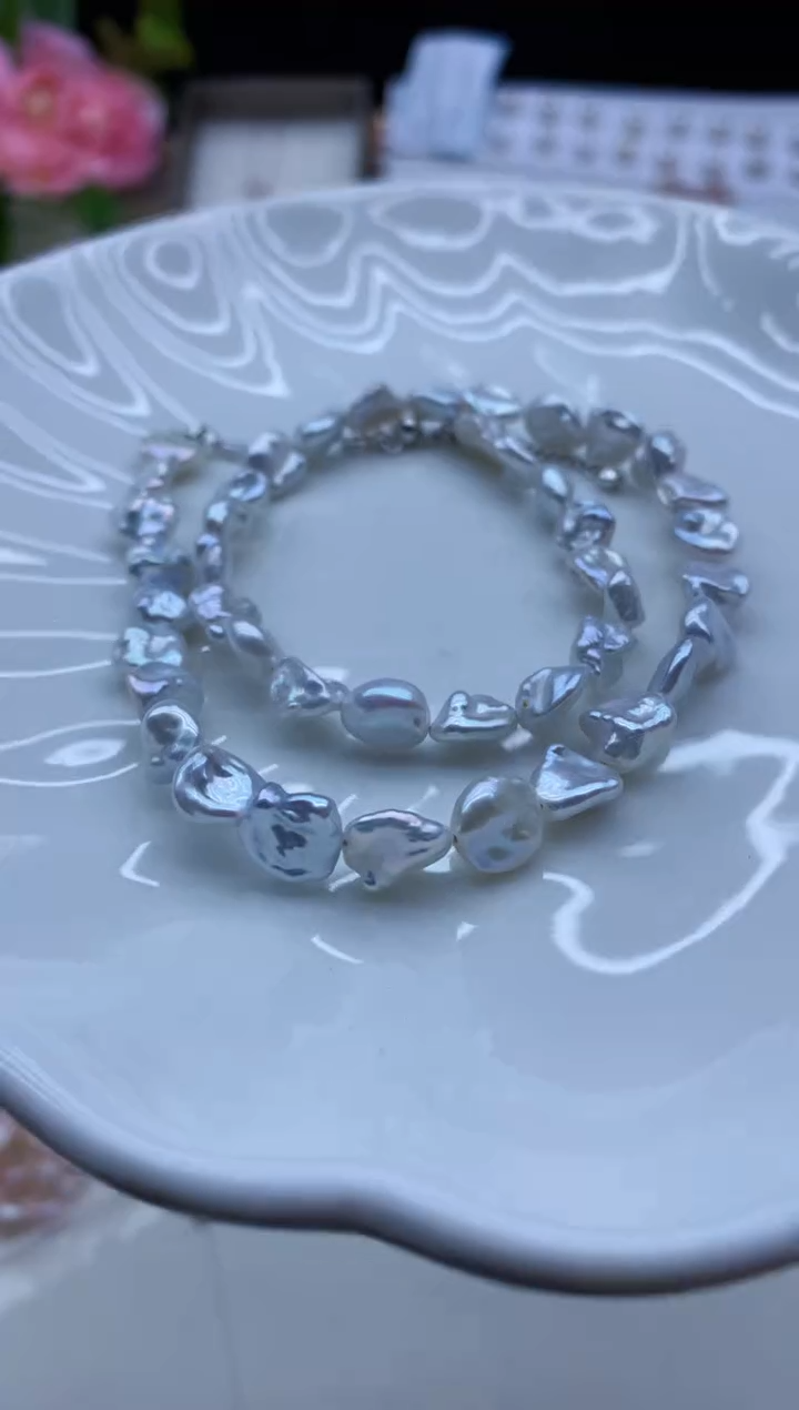 【闪购商品】淡水珍珠颈饰未镶嵌淡水珍珠项链