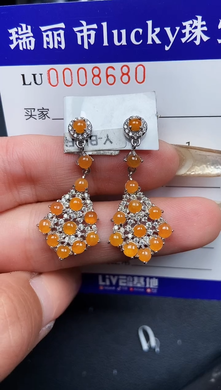 【闪购商品】翡翠颈饰银S925镶嵌8680