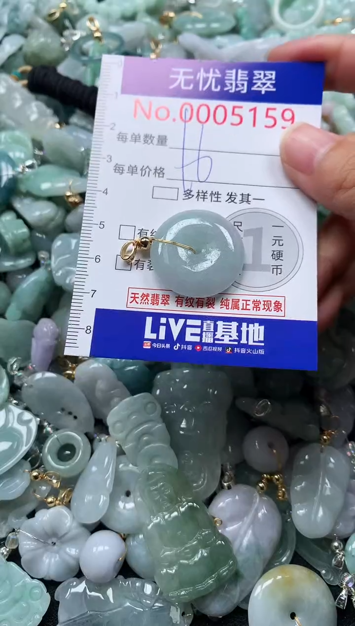 颈饰未镶嵌翡翠5159