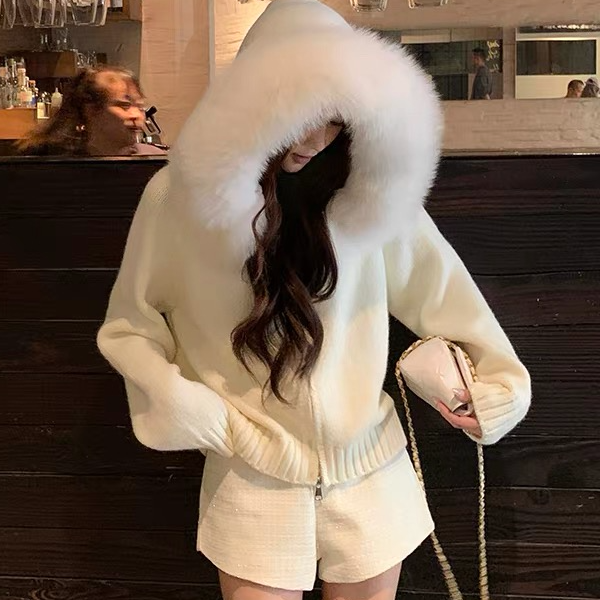 花卷【M001-M100】ins韩版早秋新款简约百搭气质慵懒针织衫毛衫