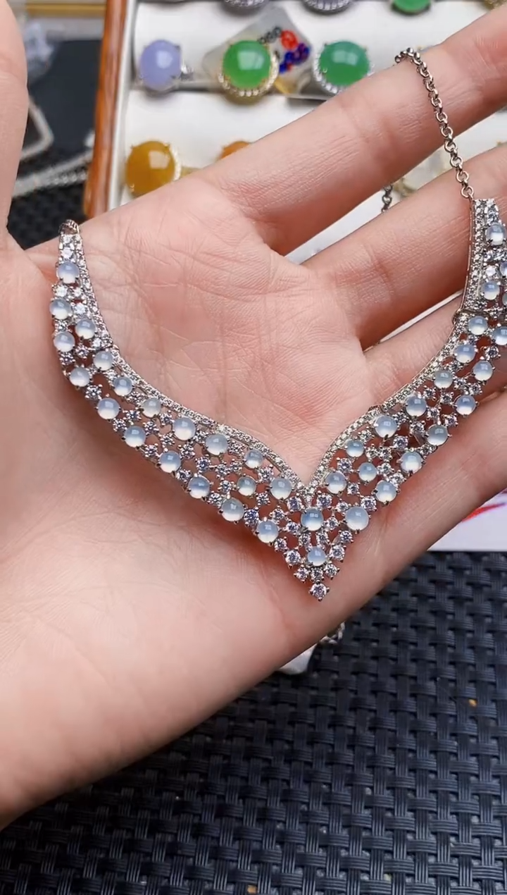 银S925镶嵌戒指翡翠2370