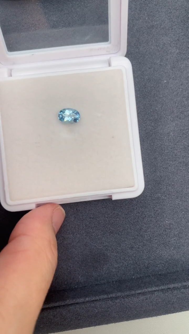 【闪购商品】海蓝宝石裸石未镶嵌1ct海蓝宝