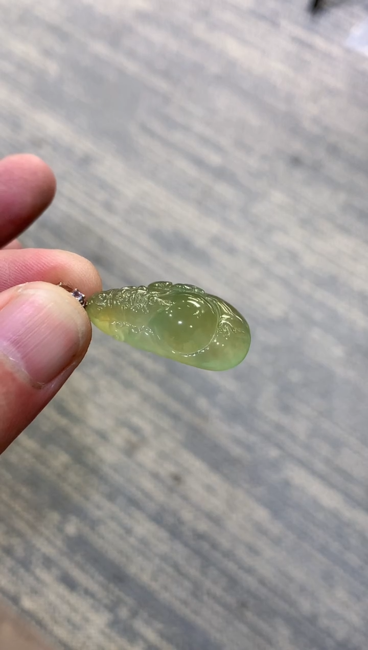 颈饰未镶嵌翡翠天然A货翡翠