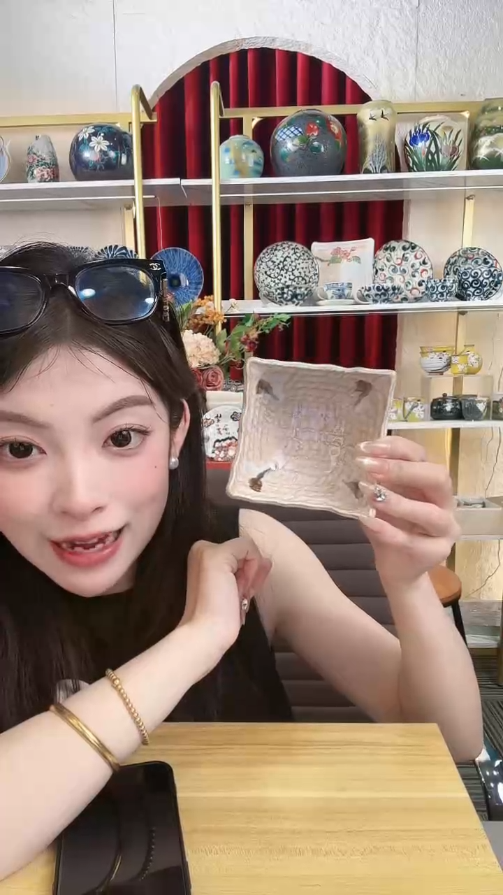 陶瓷【单支】日本进口陶瓷云图系列陶瓷小钵乡土9.8cm