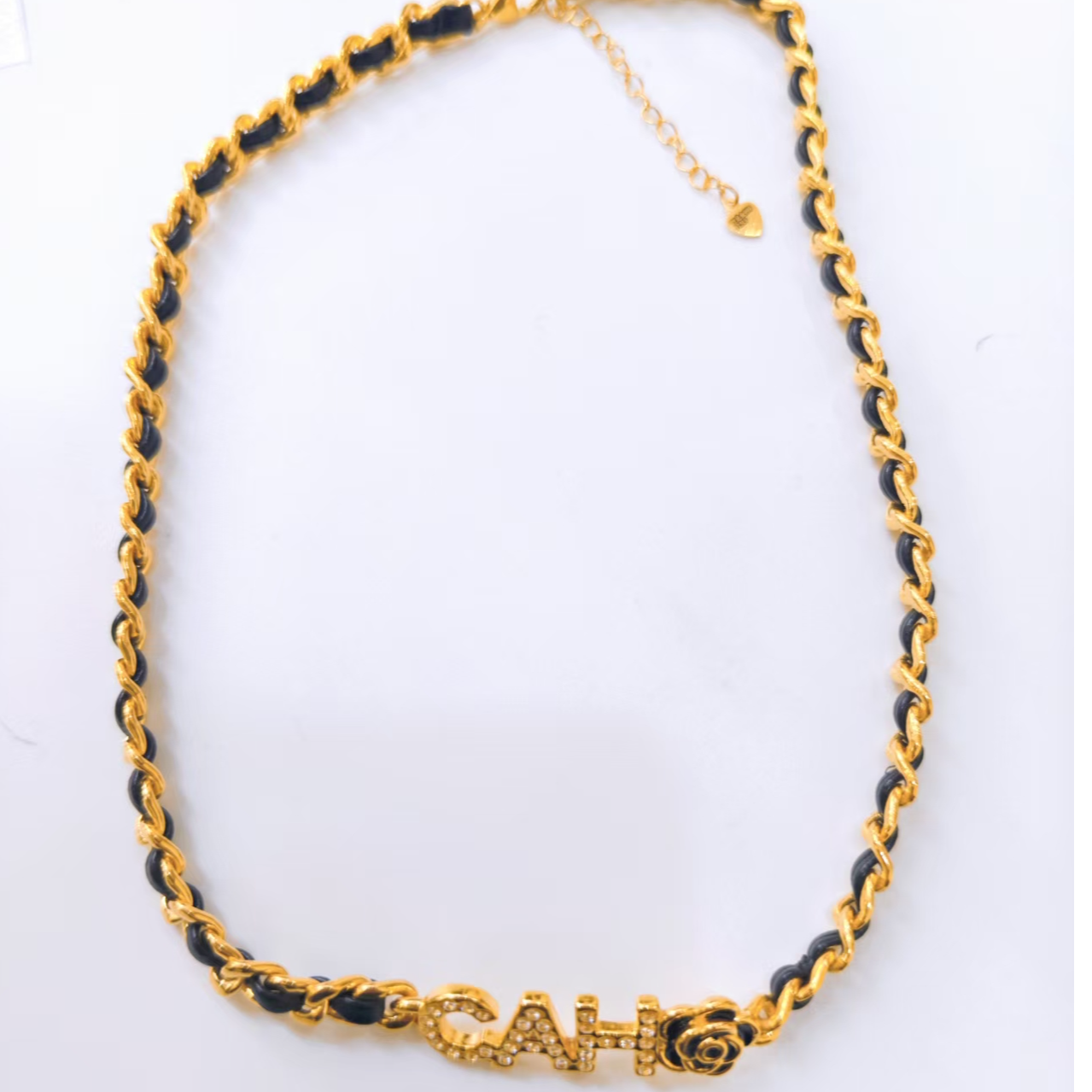 【字母影链】足金999黄金5D无氰时尚字母项链