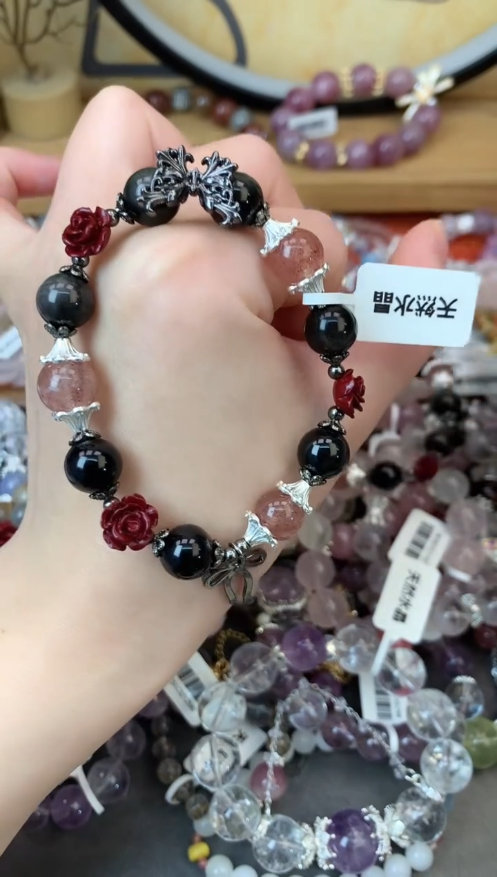 【闪购商品】黑曜岩手饰未镶嵌369