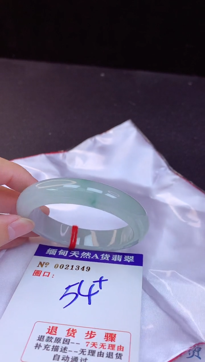 【闪购商品】翡翠手镯未镶嵌54+             