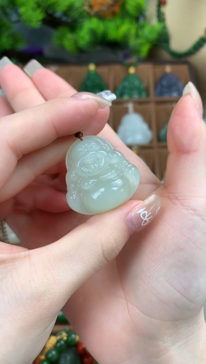 【闪购商品】和田玉颈饰未镶嵌吊坠30mm