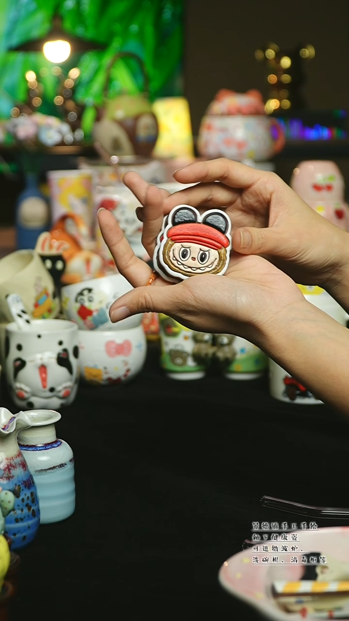 【闪购商品】杯陶瓷景德镇高温釉下彩&W190-2