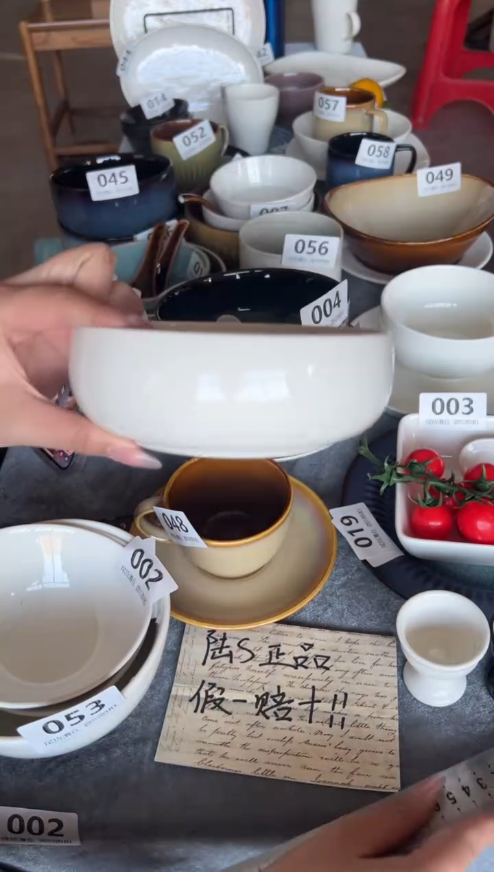 新骨瓷067瑕疵暖白6寸钵钵碗