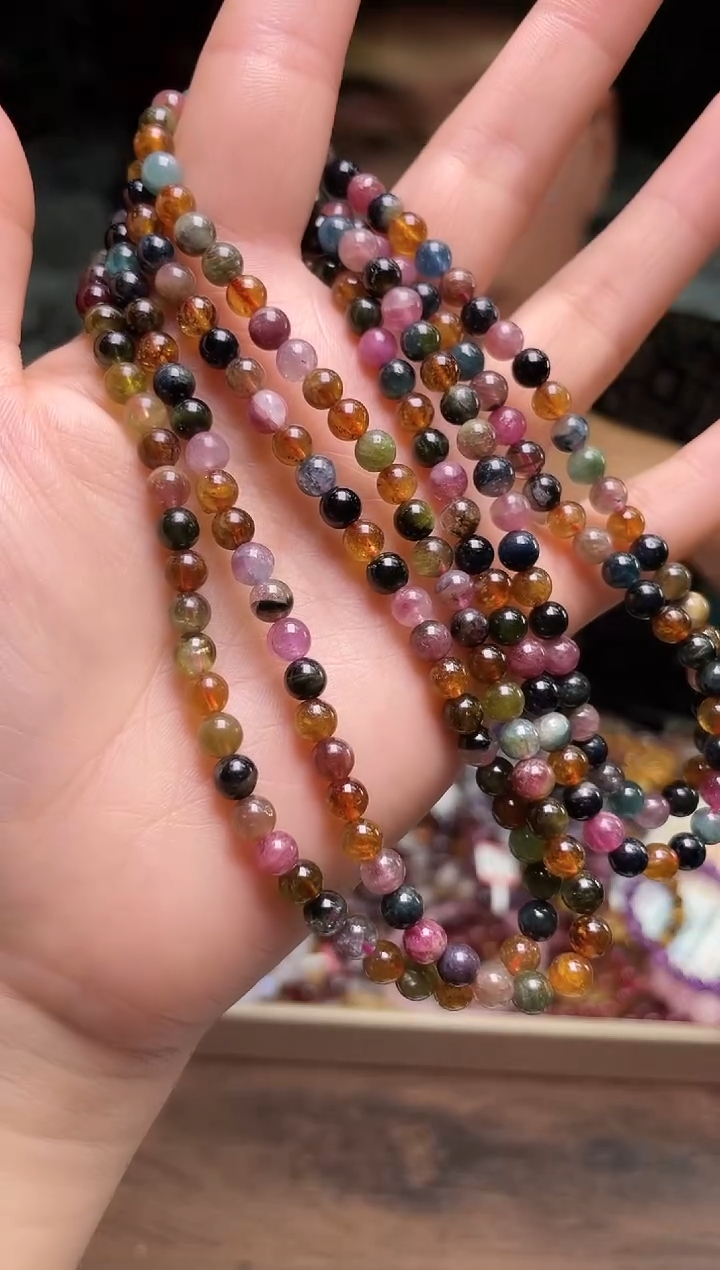 【闪购商品】碧玺手串5/080未镶嵌多样性发一件