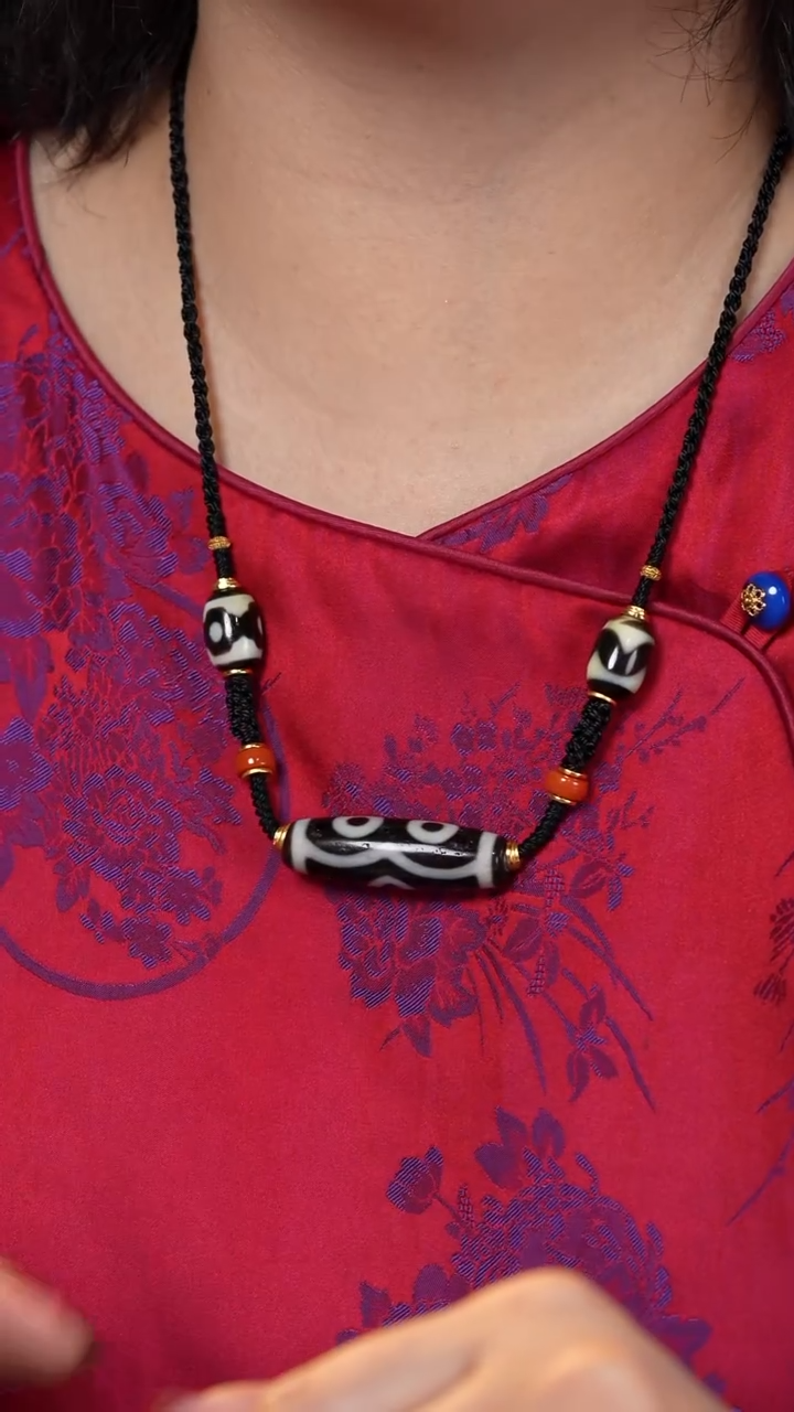 【闪购商品】玛瑙/玉髓颈饰未镶嵌Y62033菩提三Y锁骨链