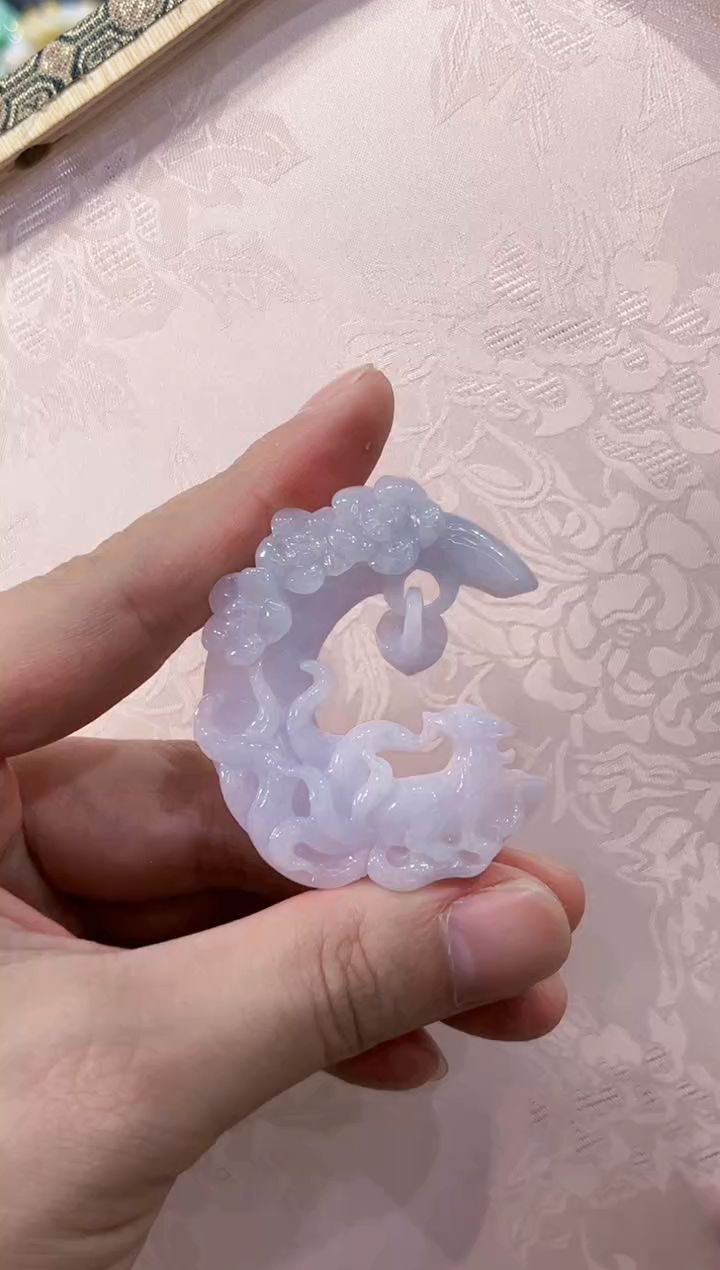 翡翠合金吊坠(赠链)代编织