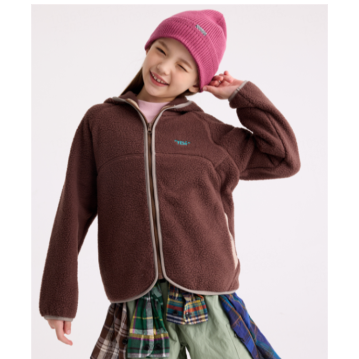 【加绒加厚】儿童插肩袖摇粒绒外套PDWT2556