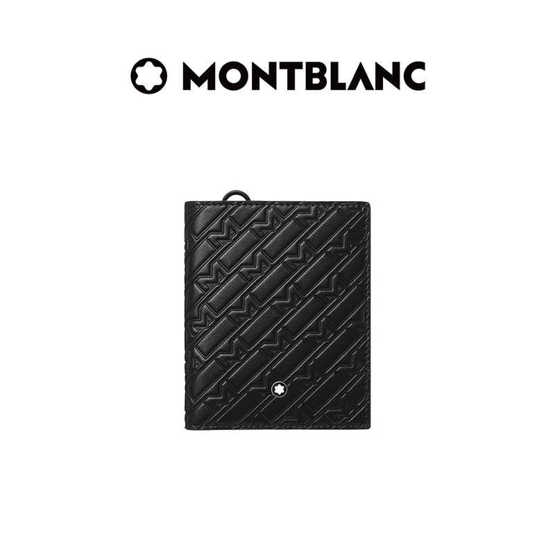 Montblanc/万宝龙M_Gram 4810系列6卡位短款钱夹 经典黑130025
