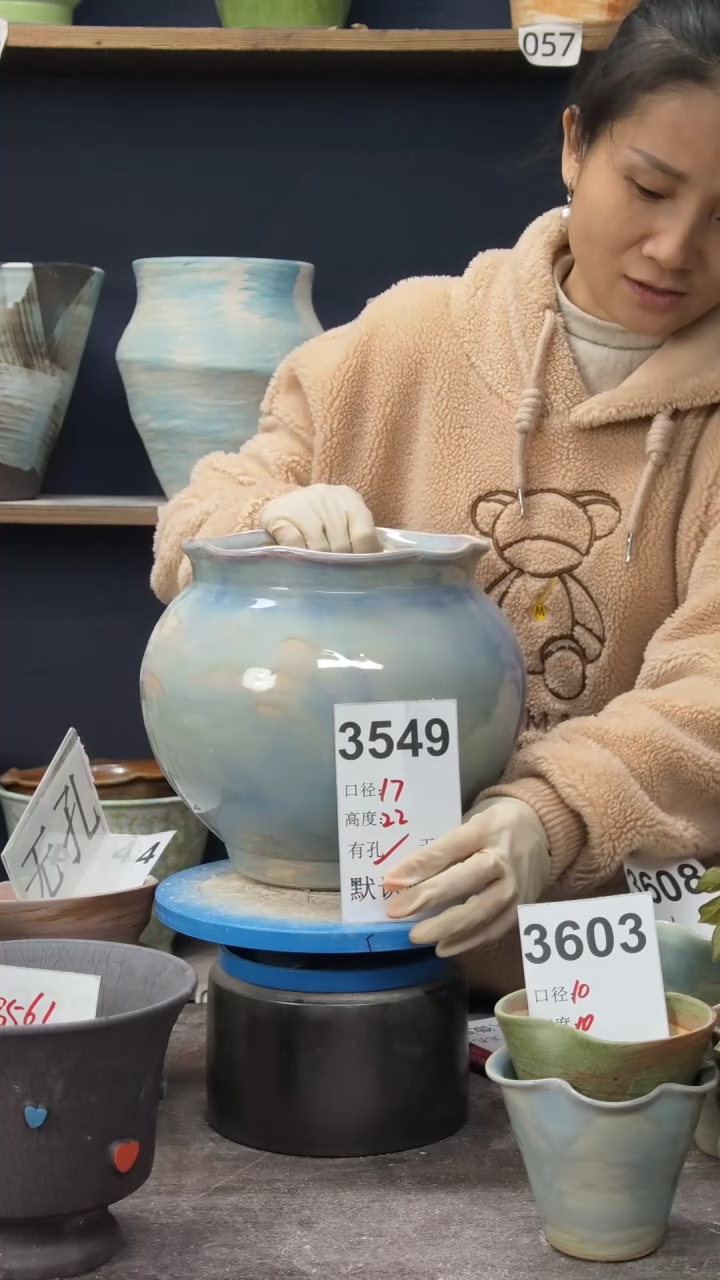 景德镇花盆默认微瑕3549