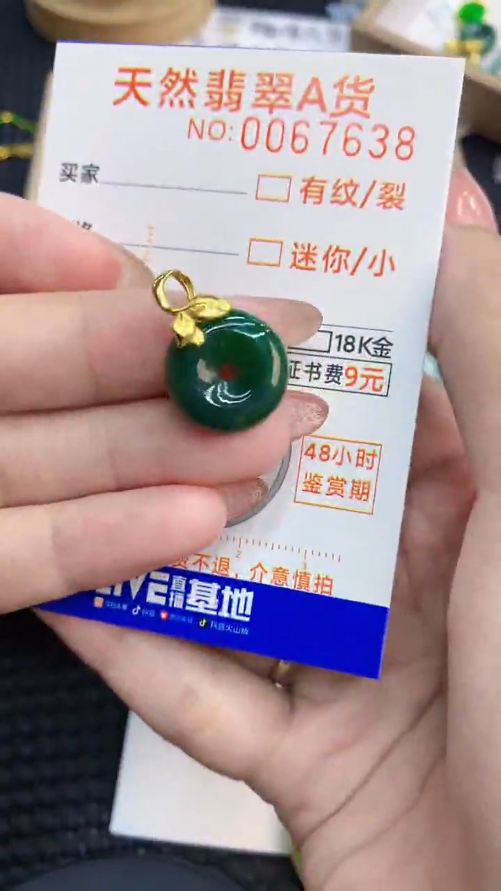 翡翠银S925镶嵌颈饰            8