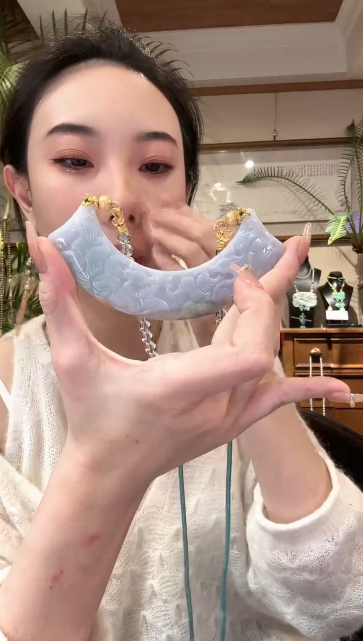 【闪购商品】翡翠颈饰未镶嵌国风