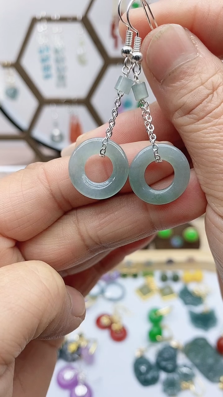 未镶嵌翡翠耳饰565