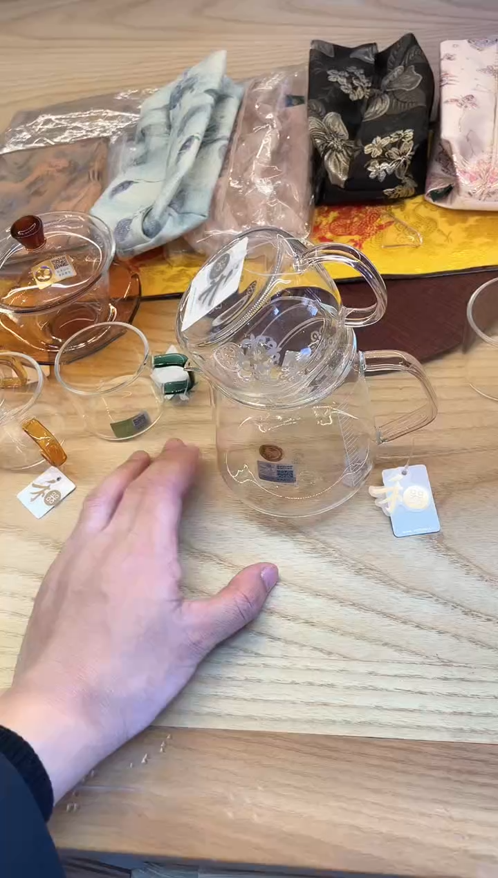 禾器/皮球花-言卿壶/浅粉+禾器/承轩茶海/浅粉