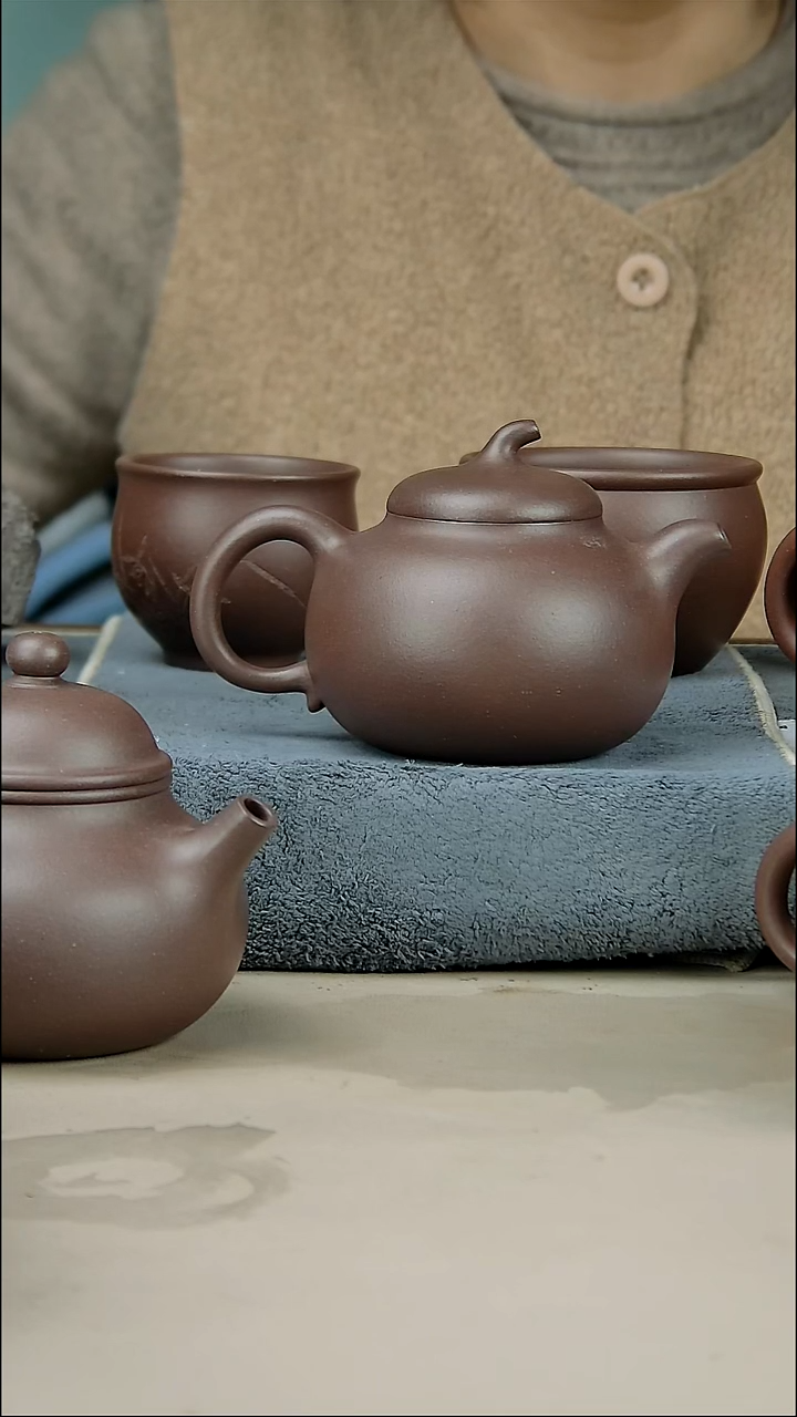 茶壶紫砂元*茄段底槽清220