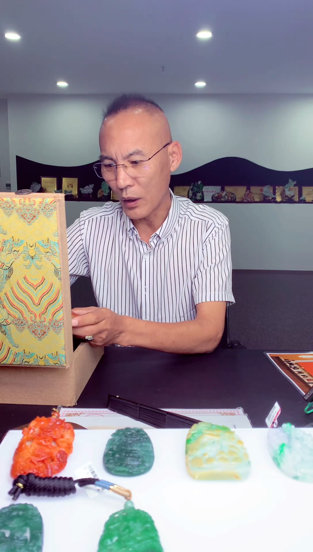 定制翡翠未镶嵌雲*伞天然翡翠（拍一发一）