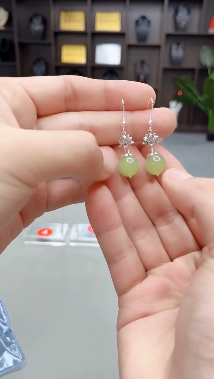 未镶嵌东陵石耳饰427000