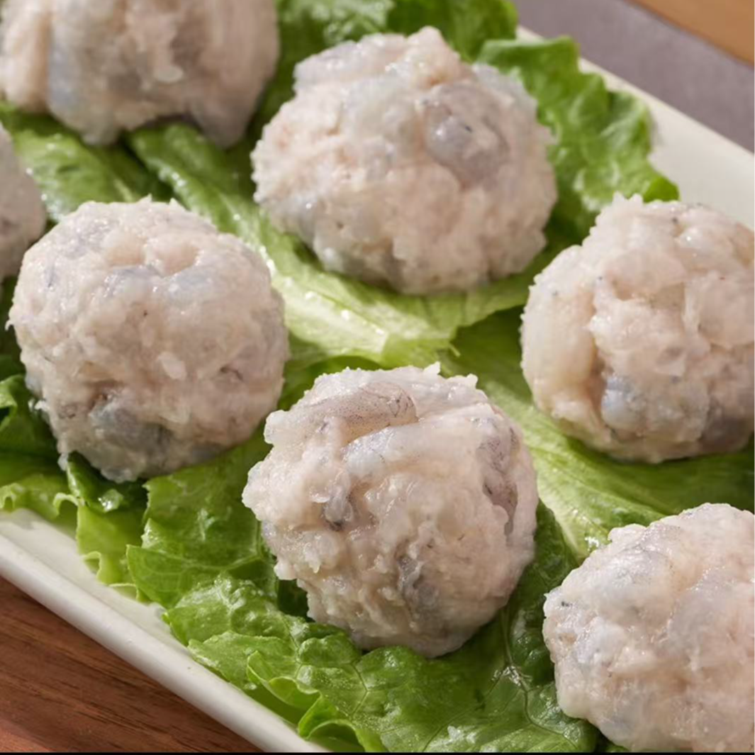 【2】新鲜手打青虾滑营养美味适合火锅麻辣烫