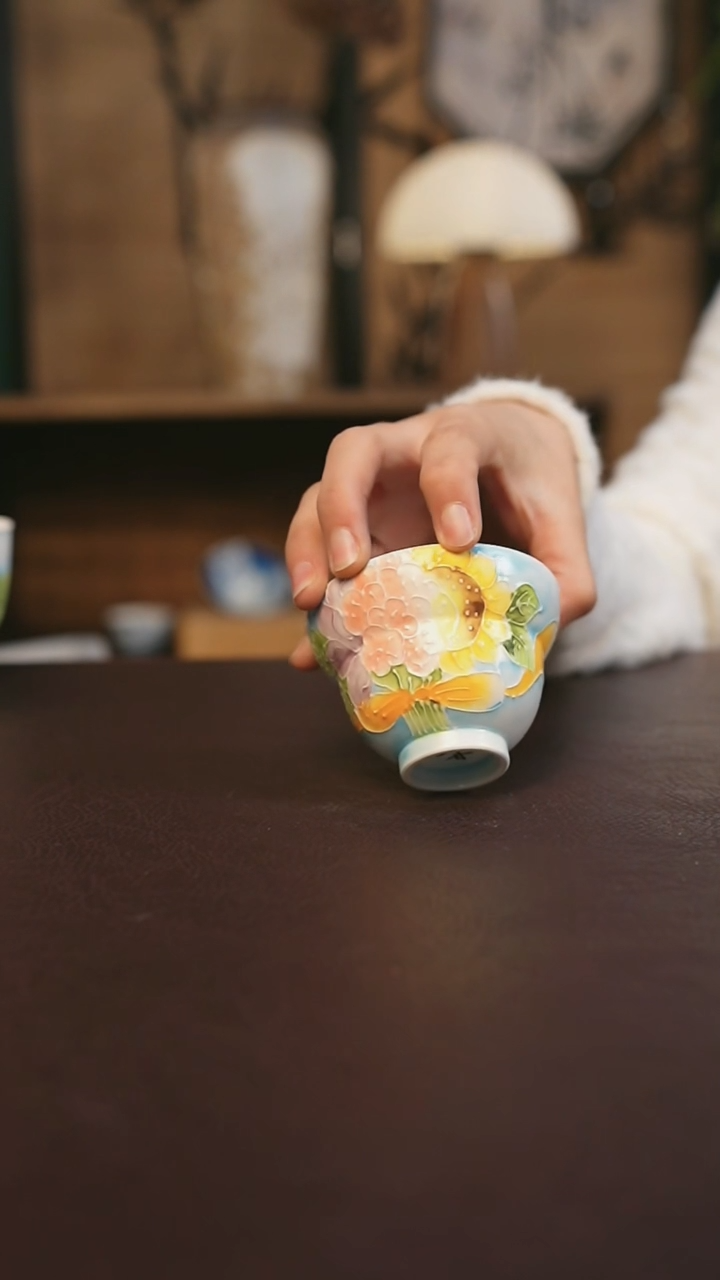 【闪购商品】景德镇陶瓷杯碗柴烧多人