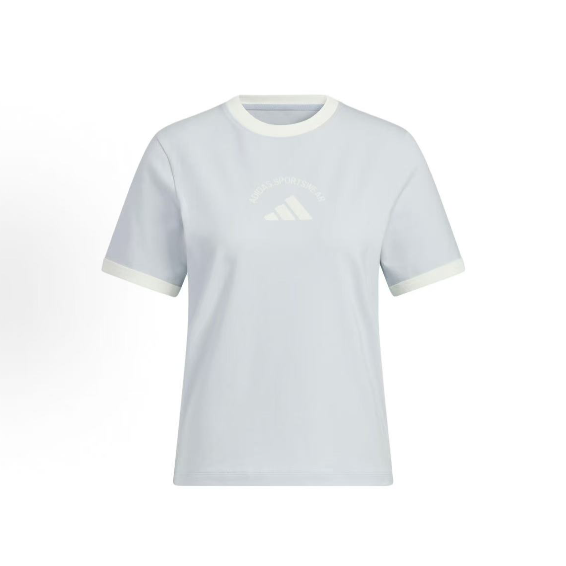 adidas/阿迪达斯SLEEVE T-SHIRT时尚百搭圆领简约短袖女KC0060