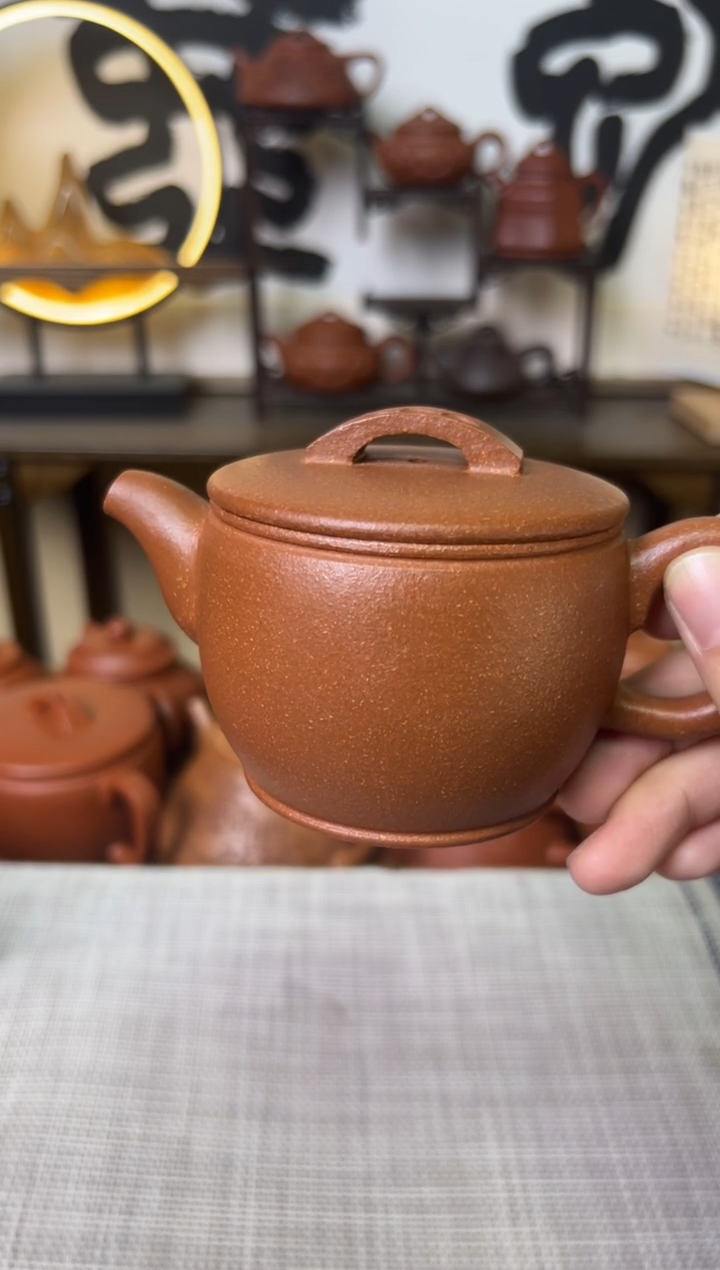 【闪购商品】段泥茶壶独壶黄降坡汉瓦壶150CC