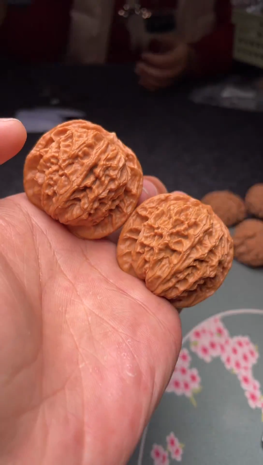 把件文玩核桃a274 盘龙纹42尺