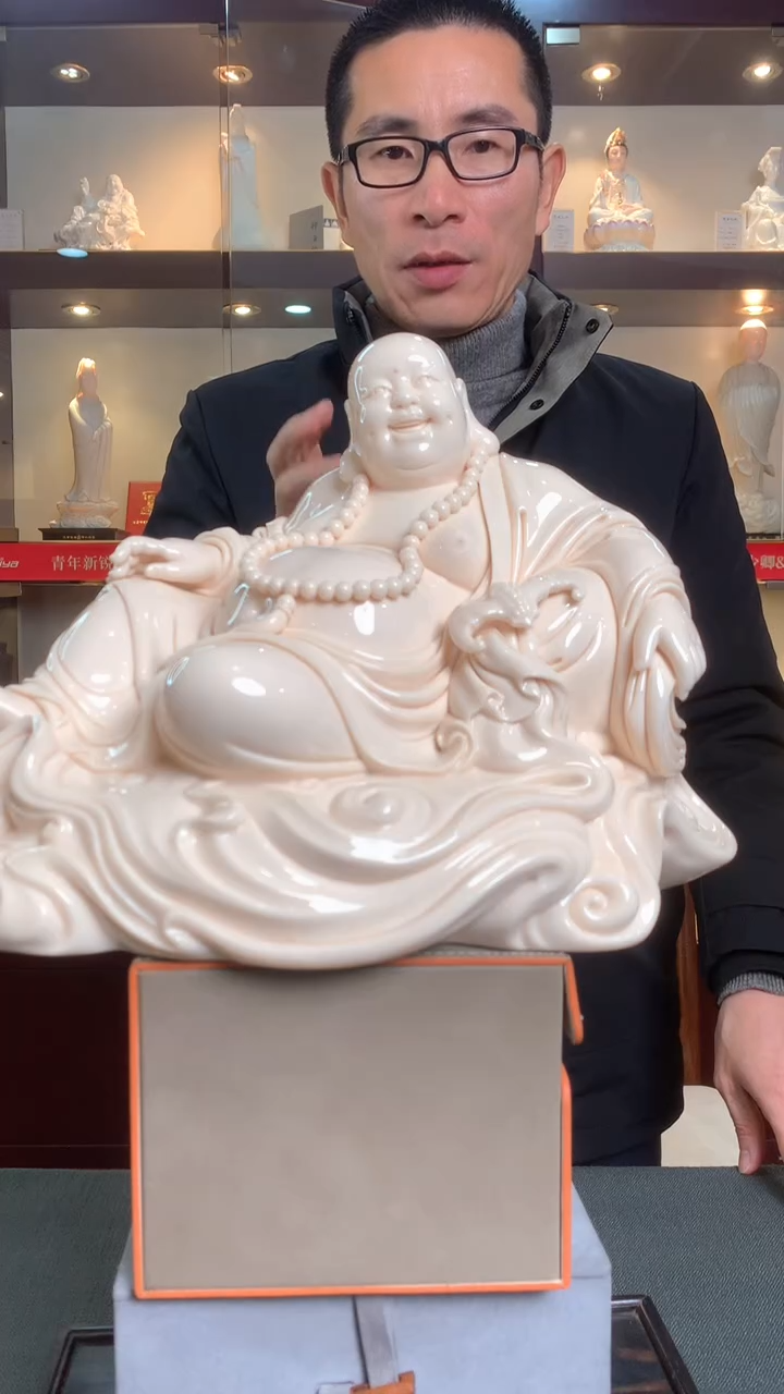 【闪购商品】摆件德化白瓷 福在眼前