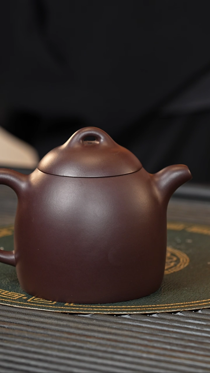 【闪购商品】紫砂茶壶YJB 黑墩头 秦权 325cc