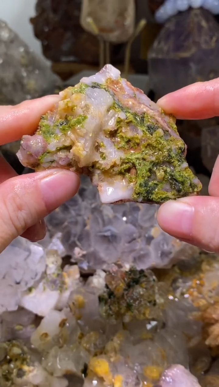 未镶嵌珠宝半成品水晶13号50g莫奈四季超七花园水晶