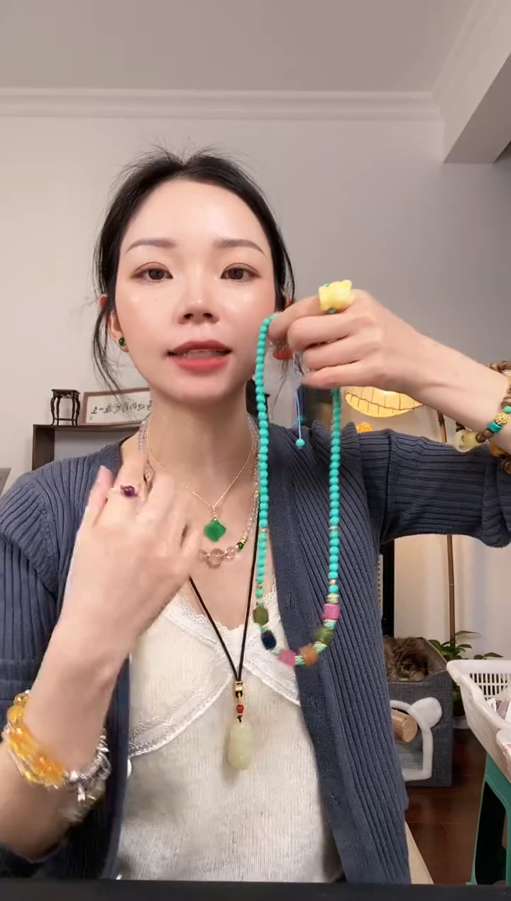 【闪购商品】琥珀颈饰未镶嵌A385AAAAA