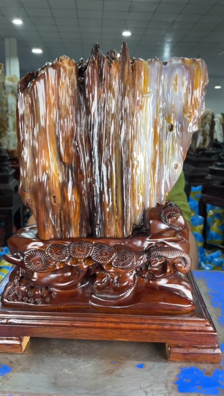 硅化玉摆件未镶嵌44