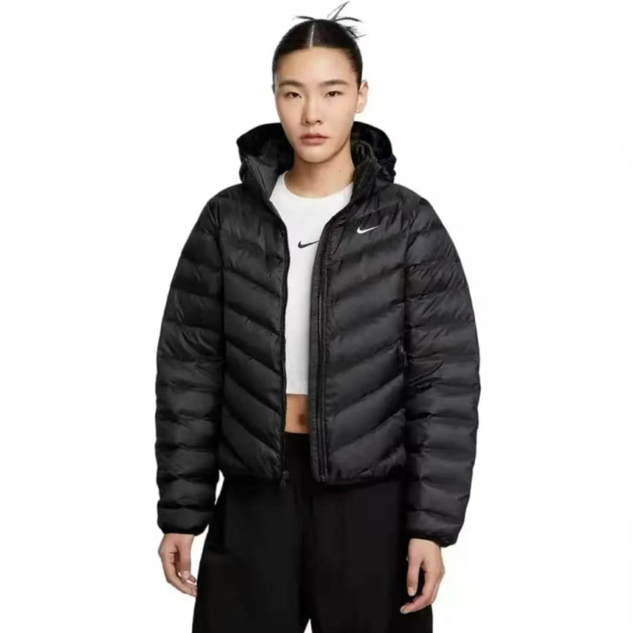 【滔搏联动】NIKE耐克女子NK ED WNDPFR运动休闲羽绒服HV5106-010