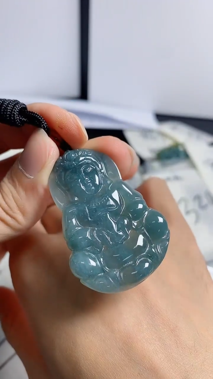 【闪购商品】翡翠颈饰未镶嵌多样性一件随机发货 观音68