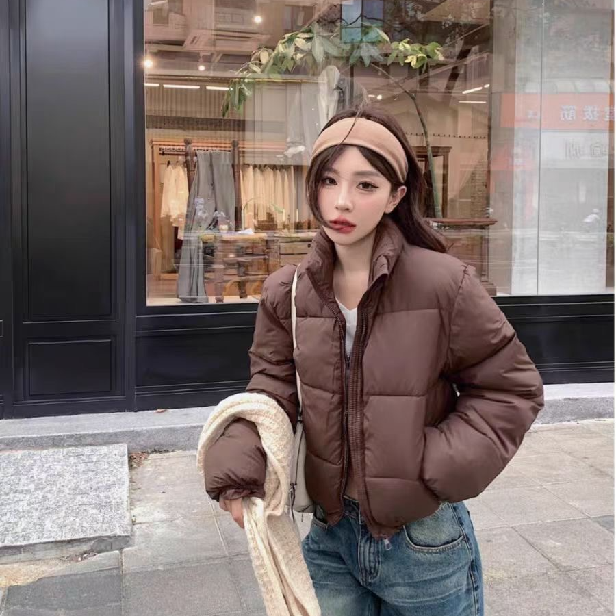 肯豆2025羽绒服短款加厚韩版羽绒服时尚单品2