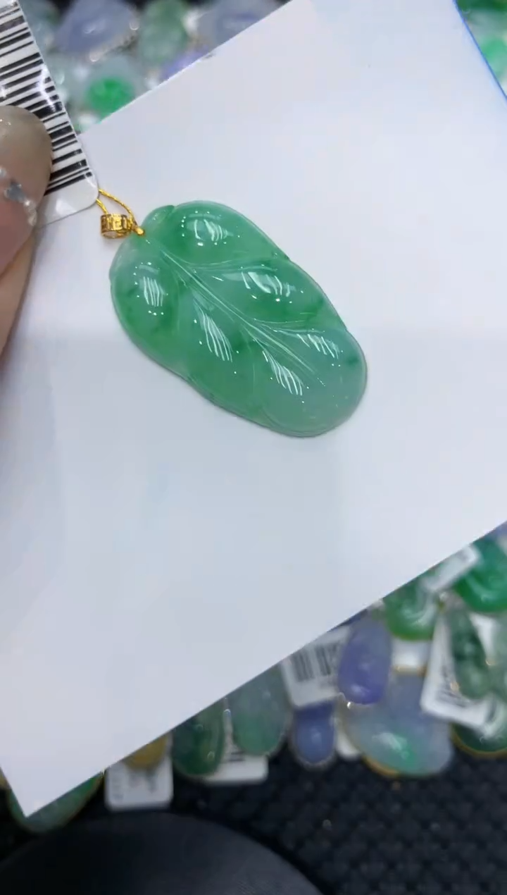【闪购商品】翡翠颈饰18K金镶嵌222222222