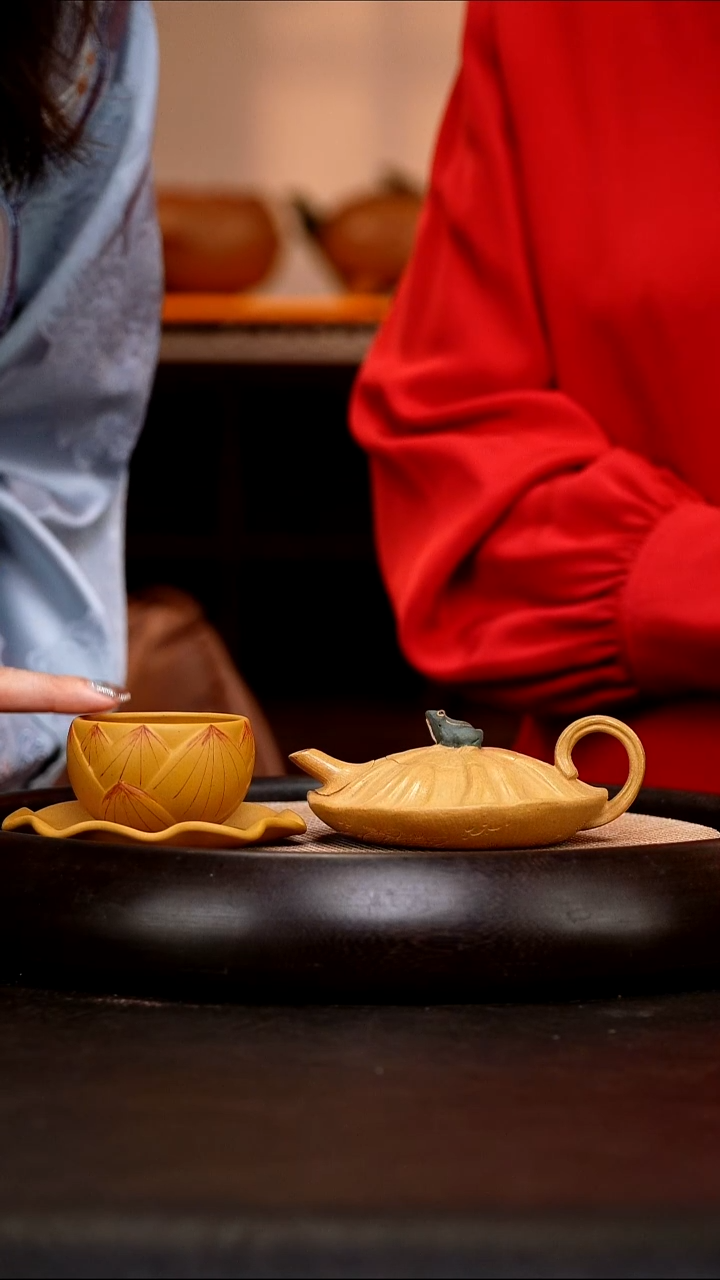 茶壶紫砂GJF28 夏荷  芒果泥  130cc